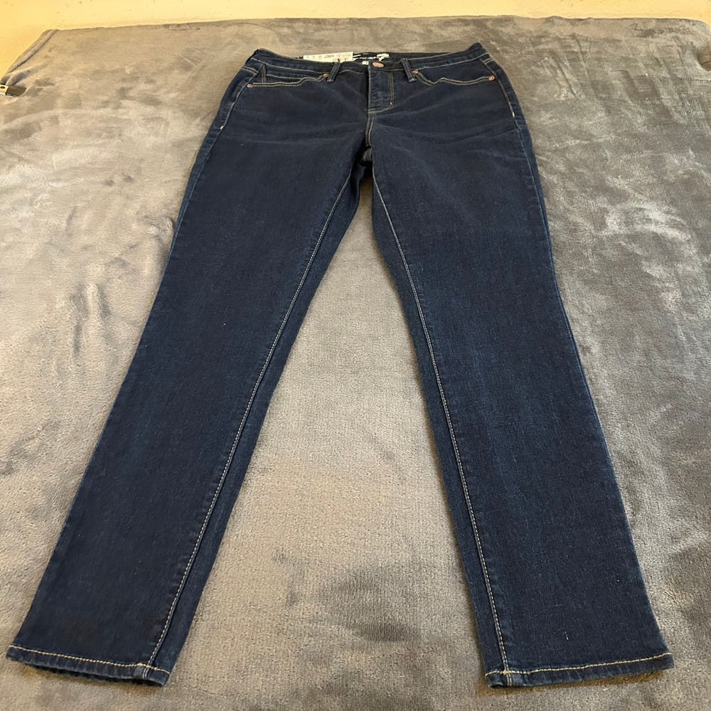 Seven7 Skinny Jeans‎ High Rise Dark Wash Stretch Blue Womens 6 31x28.5" NWT